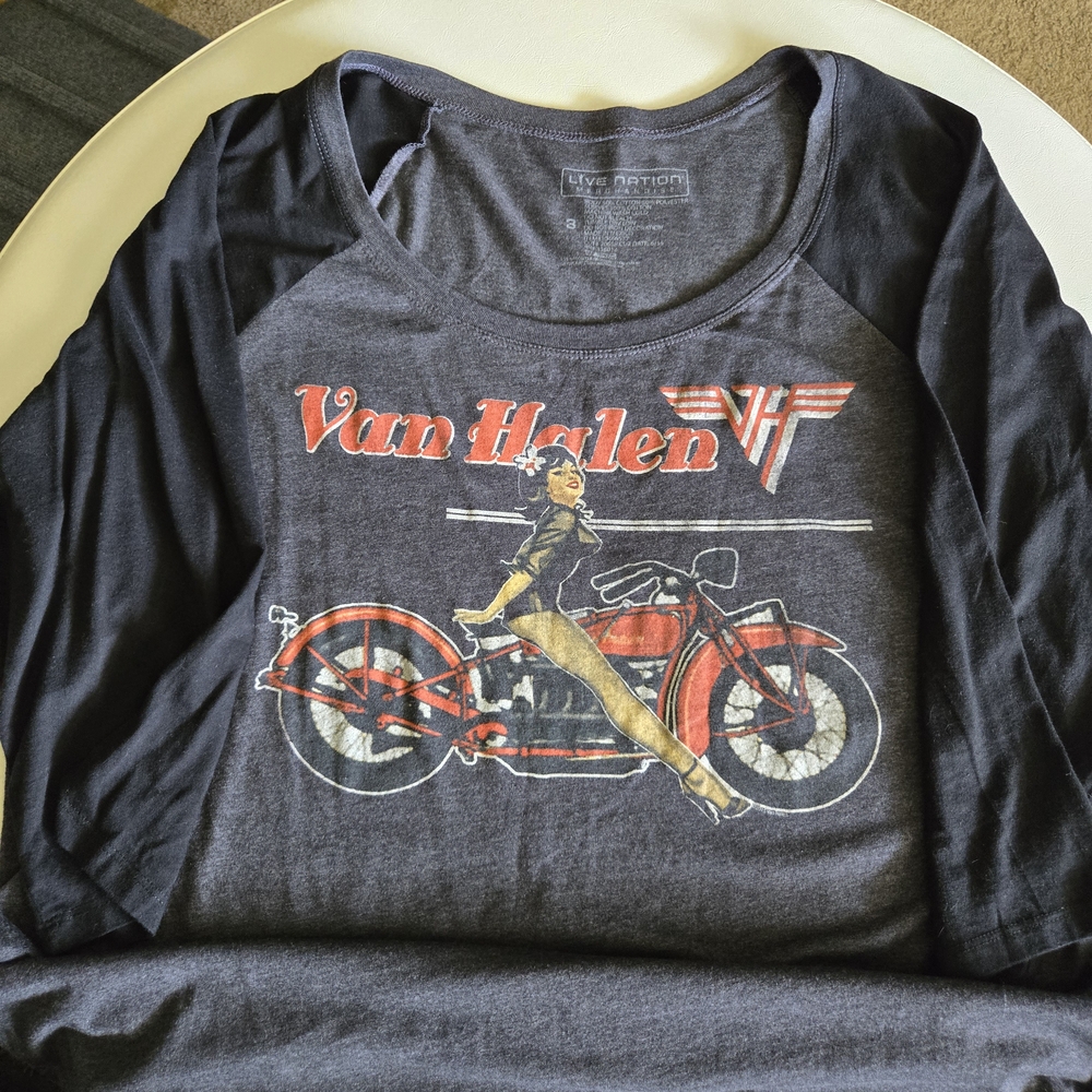 Live Nation Van Halen Motorcycle Graphic Tee